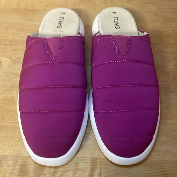 TOMS Alpargata Mallow Mule slip on casual mules in magenta women’s size 9 - Picture 3 of 16